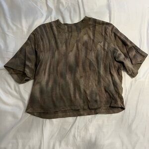 Cropped cotton citizen top